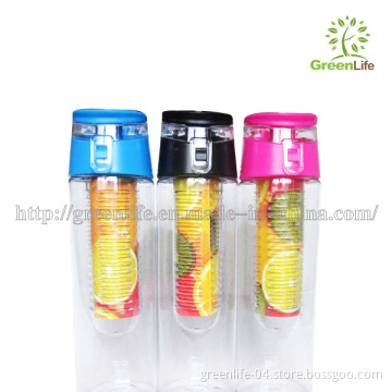 Original 700ml Tritan Fruit Infuser Water Bottle, Lemon Cap Water Bottle